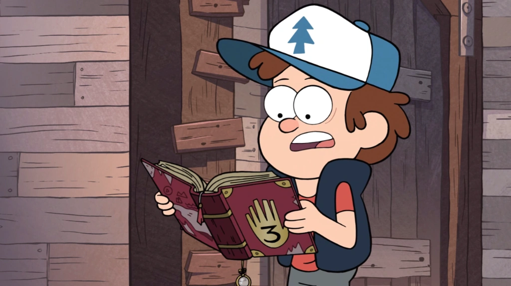 Image S1e11 dipper reading book.png Gravity Falls Wiki