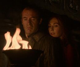 Melisandre y Stannis HBO