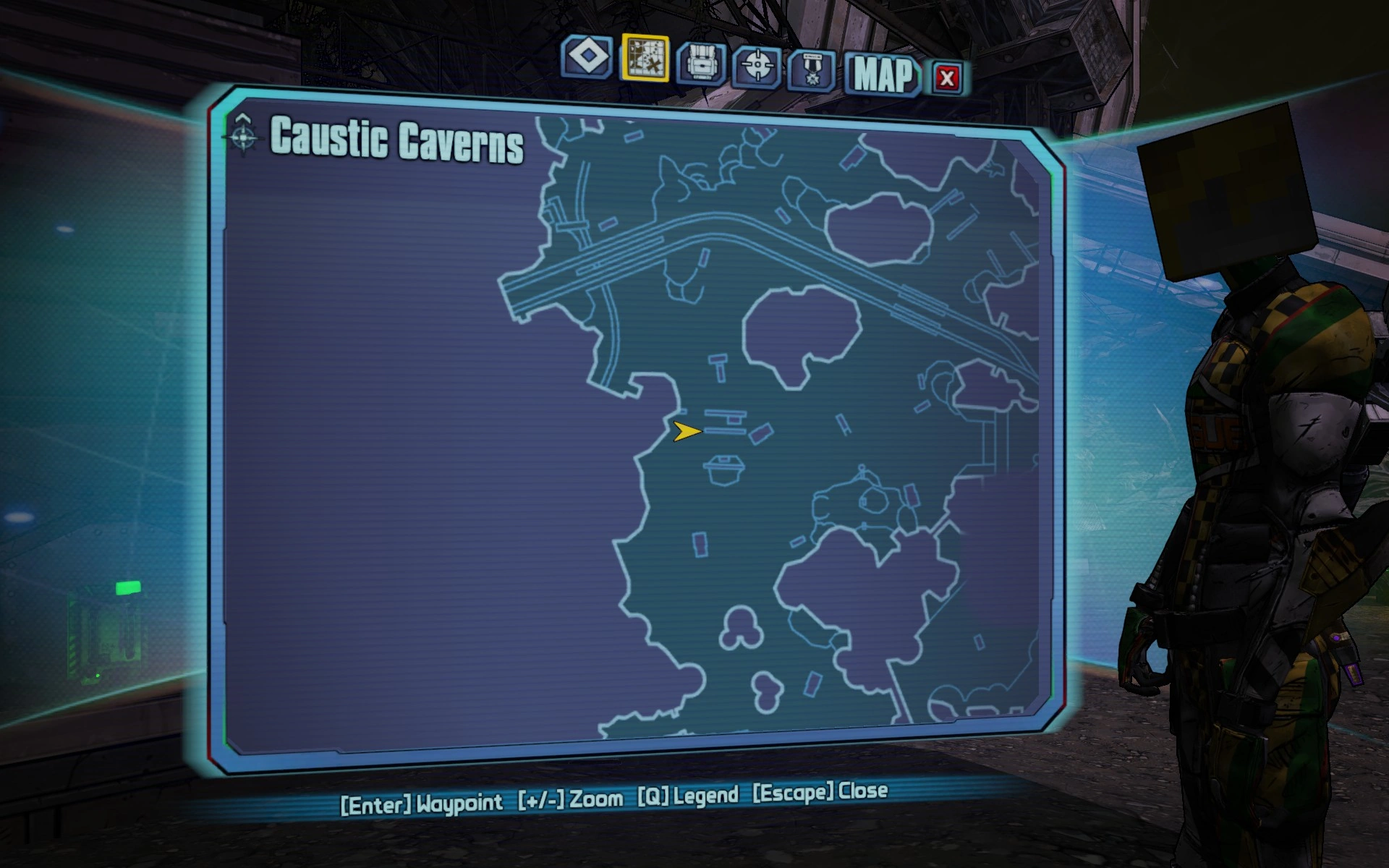Caustic Caverns missions Borderlands Wiki Walkthroughs, Weapons