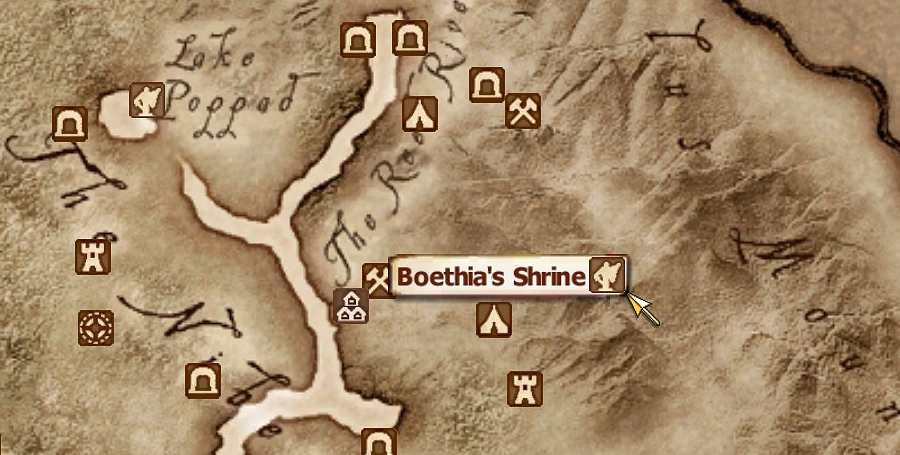 how to lead someone to the shrine of boethiah