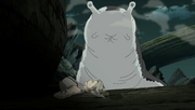 Tsunade invoquant Katsuyu