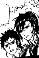 Hakuyuu and Hakuren in the fire