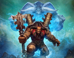 Baine Bluthuf TCG WotA 122