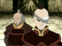 Zuko and Iroh at the Western Air Temple