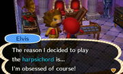 Elvis' harpsichord