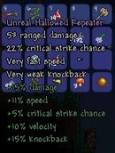 Unreal Hallowed Repeater