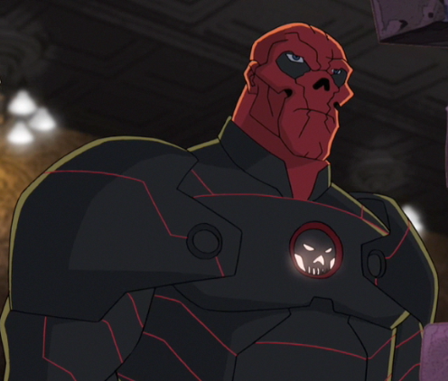 skull red marvel assemble iron armor avengers villains animated thanos mark universe man wiki wikia hydra season cosmic marvels schmidt