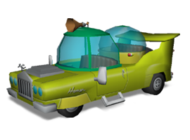 simpsons hit and run hover car
