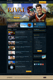 RuneScape homepage