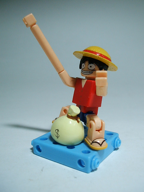 luffy one piece lego