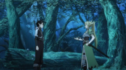 Leafa Kirito primer encuentro