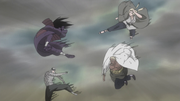 A y Tsunade atacan