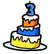 3rd Anniversary Cake Pin