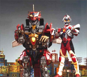 Super Dragon Combination DinaDragon and Gridman