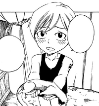 A boy asking Éclair to save his friend