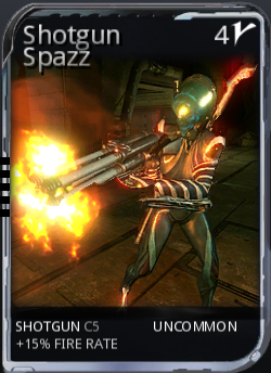 spazz shotgun warframe statistics