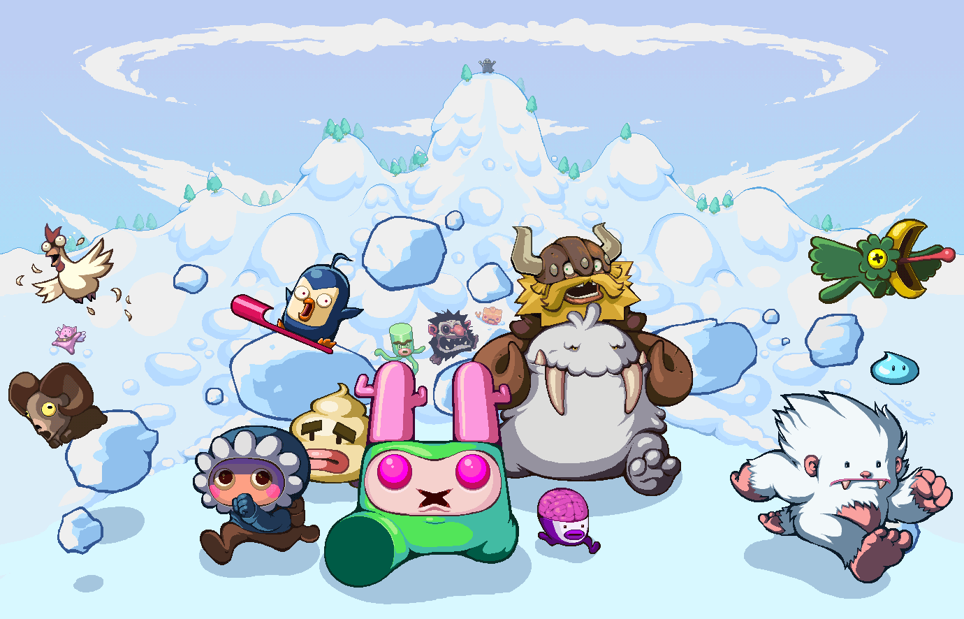 Ice cream characters, Nitrome Wiki