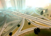 GTA SA Mulholland Autobahnkreuz
