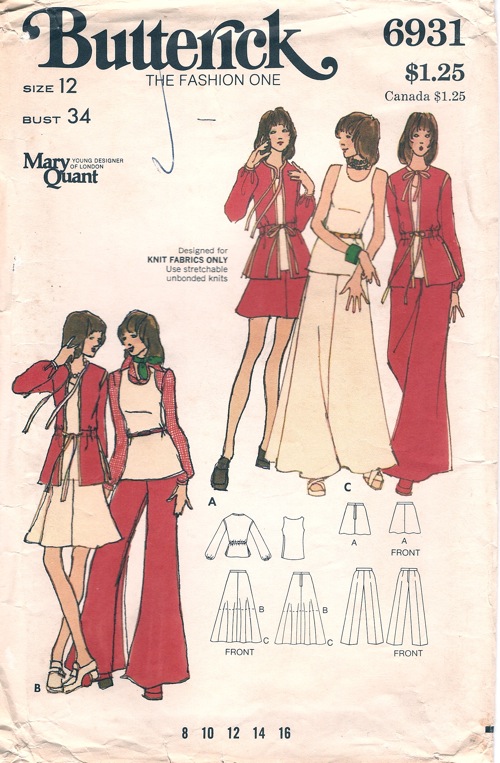Mary Quant - Vintage Sewing Patterns