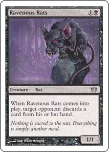 Ravenous Rats - The Magic: The Gathering Wiki - Magic: The Gathering ...