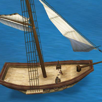 Light sloop deck