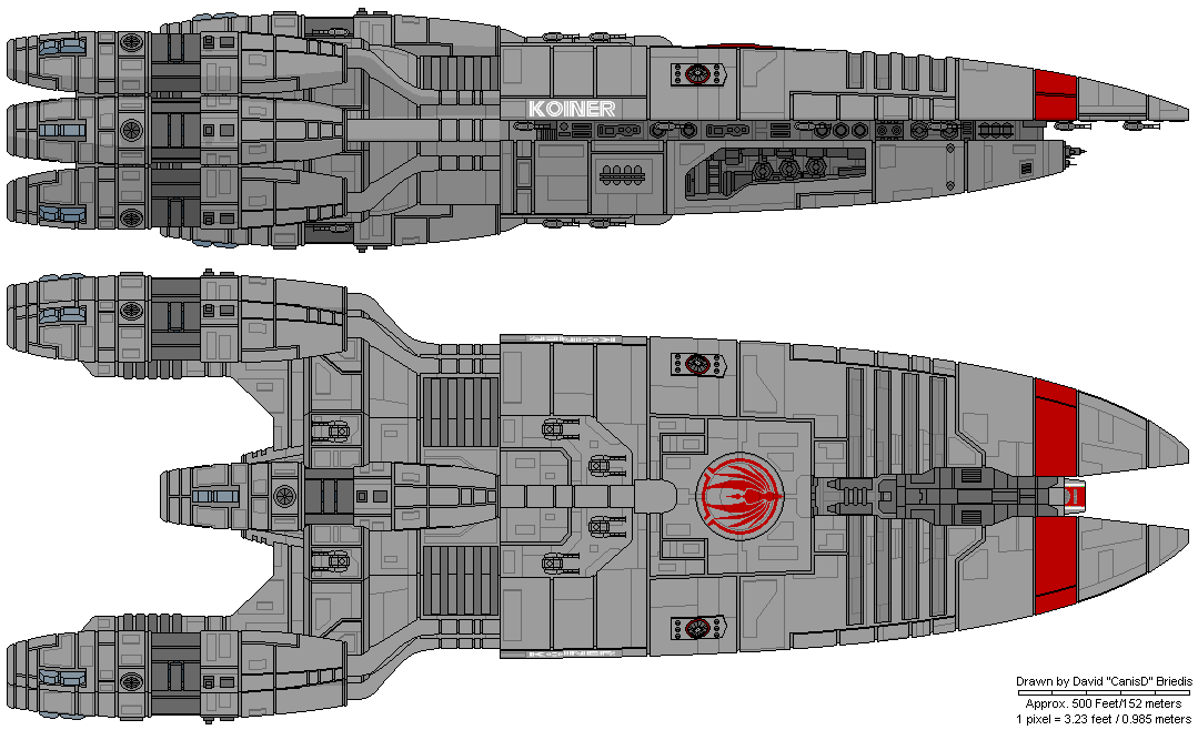 Koiner Class Patrol Frigate - Battlestar Galactica Fanon Wiki