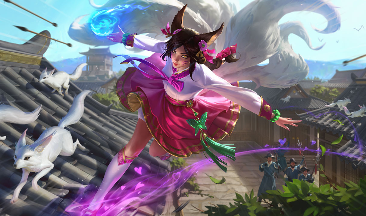 Dynasty Ahri League Of Legends Minecraft Skin 