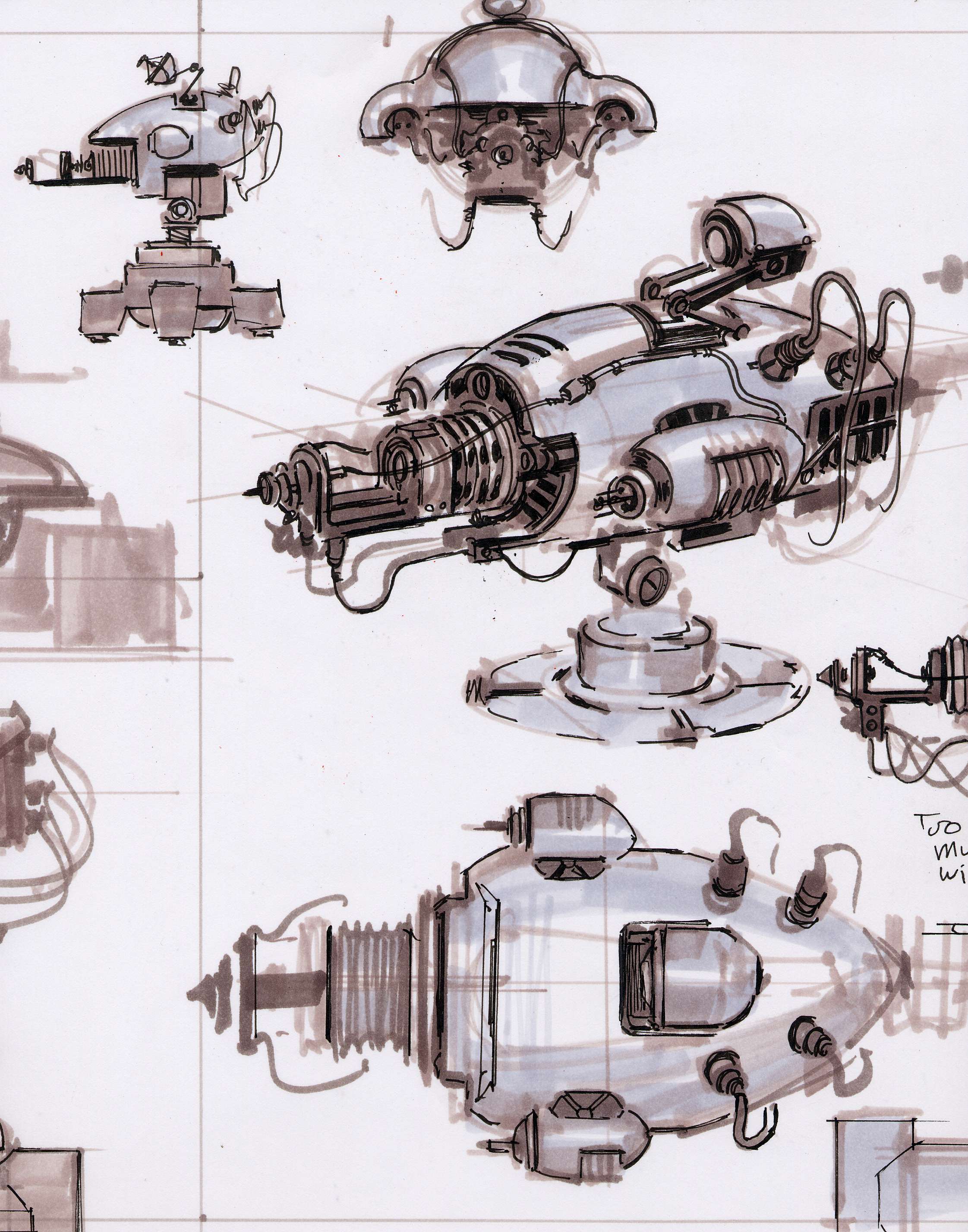 Fallout 3 robots and computers concept art - The Fallout wiki - Fallout ...