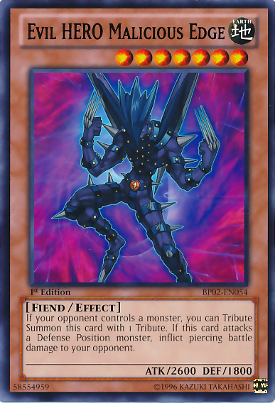 Evil HERO Malicious Edge - Yu-Gi-Oh! - It's time to Duel!